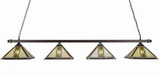 Square 4 Light Small Island Chandelier by Toltec 404-1411257425 - 404-1411257425