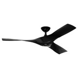 Wesley 3 Blade Ceiling Fan 13.37 Inch Tall and 52 Inch Wide by Parrot Uncle - F6116
