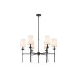 Emily 6 Light Chandelier 25.5 x 38 Inches Wide by Z-Lite - 3033-6