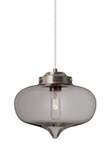 Mira 1 Light Small Cord Pendant by Besa - 1JT-MIRA