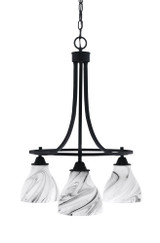 Paramount 3 Light Small Chandelier by Toltec 3413-10 - 3413-10