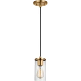 Zire 1 Light Mini Modern Pendant by Visual Comfort Studio - 6190301-854