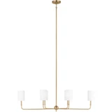 Foxdale 6 Light Oversized Linear Chandelier by Visual Comfort Studio - 3609306