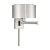 1 Light Swing Arm Wall Sconce 11.5 Inch Tall by Livex - 40034
