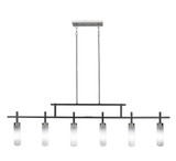 Salinda 6 Light Mini Island Pendant by Toltec - 2536-ESBR-600