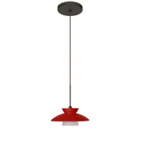 Trilo 7 1 Light Small Cord Pendant by Besa - 1XT-TRILO7