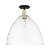 Bristol 1 Light Semi Flush Mount 18.5 Inch and 16 Inch Wide by Innovations - 716-1C-GBD-16