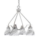 Odyssey 3 Light Small Chandelier by Toltec 2604-MB-4760 - 2604-MB-4760