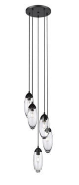 Arden 5 Light Chandelier 12 Inches Tall and 12 Inches Wide by Z-Lite - 651P-5R