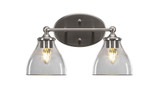 Capri 2 Light Vanity Light 15.25 Inch Length by Toltec - 5912-951525