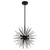 Savannah 6 Light Small Chandelier by CWI - 1034P16-6