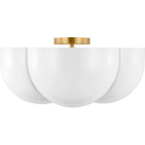 Cheverny 4 Light 20 Inch Wide Semi Flush Mount by Visual Comfort Studio - LXF1004