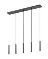 Forest 25W 5 LED Linear Chandelier 12 Inch Tall X 4.75 Inch Wide By Z-Lite - 919MP12-5L