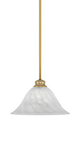 Stem 1 Light Medium Pendant 14 Inch Wide by Toltec - 72-BN-5731