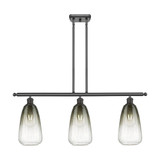 Brookhaven Almond 3 Light Stem Hung Island 14X 36 Inch Wide by Innovations - 516-3I-G480-6