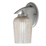 Kurve 1 Light Wall Sconce 11 Inch Tall by Toltec - 3720-GP-4250
