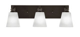 Edge 3 Light Vanity Light 7.5 Inch Tall by Toltec - 1163-ES-460