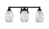 Paramount 3 Light Steel Vanity Light 21.5 Inch Length by Toltec - 3423-825-41