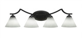 Zilo 4 Light Steel Vanity Light by Toltec - 554--10-3275