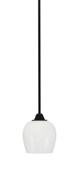 Paramount 1 Light Stem Hung Small Pendant 7 Inch Tall by Toltec - 3401-MB-4810
