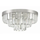 Hayes 8 Light 18 Inch Wide Flush Mount by Crystorama - HAY-1403