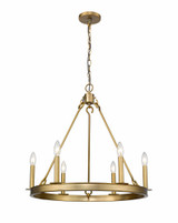 Woodrow Way 6 Light Medium Linear Chandelier by Bailey Street Home - 372-BEL-937838