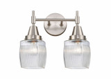 Colton 2 Light Vanity Light 14.5 Inch Wide by Innovations - 447-2W-G302