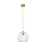 Crown Point 1 Light Stem Hung Pendant 8 Inch and 8 Inch Wide by Innovations - 434-1S-G12-8_P
