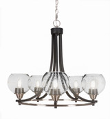 Paramount 5 Light Medium Chandelier by Toltec 3405-MBBR-212 - 3405-252225