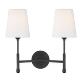 Capri 2 Light Wall Sconce by Visual Comfort Studio - TW1012