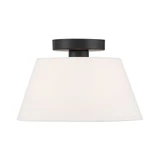 1 Light 12 Inch Wide Semi Flush Mount by Meridian - M60077