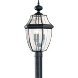 Three Light Outdoor Post Fixture 13 Inch by 24 Inch by Generation - 8239