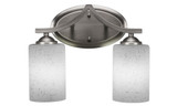 Zilo 2 Light Vanity Light 13 Inch Length by Toltec - 552--1025-13