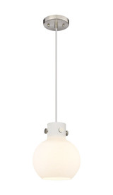 Newton Sphere 1 Light Mini Pendant 9.13 Inch Tall by Innovations - 410-1PS-G410-8