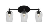 Capri 3 Light Vanity Light 22 Inch Length by Toltec - 5913-87522