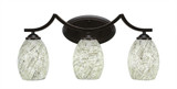 Zilo 3 Light Vanity Light 21.75 Inch Length by Toltec - 553--1025-2175