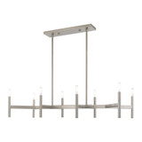 Copenhagen 8 Light Small Linear Chandelier by Livex 51178 - 51178