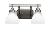 Odyssey 2 Light Vanity Light 17.25 Inch Length by Toltec - 2612-BN-4760