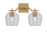 Corbin 2 Light Bath Bar 10.5 Inch Tall and 15.75 Inch Length by Toltec - 2312-105-1575