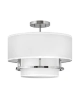 Lulworth Walk 3 Light 16 Inch Wide Semi Flush Mount by Bailey Street Home - 81-BEL-4442221
