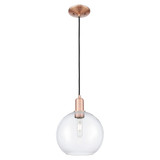 Athens 1 Light Cord Hung Mini Pendant 12.83 Inch X 10 Inch by Innovations - 716-1P-G12-10