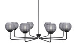 Sandia Eight  Light Chandelier 10.75 Inch Tall and 43.5 Inch Wide by Toltec - 6208-1075-435
