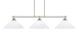 Odyssey 3 Light Large Linear Island Pendant 56 Inch Length by Toltec - 2633-16-5625-95