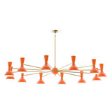 Clare 12 Light Chandelier 10.19 Inch Tall and 76 Inch Wide by Robert Abbey - CL-C-12
