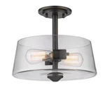 Annora 2 Light 12 Inch Wide Semi Flush Mount by Z-Lite - 428SF2