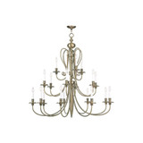 Caldwell 6 Light Large Chandelier by Livex - 5166