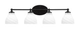 Capri 4 Light Vanity Light 31.25 Inch Wide by Toltec - 5914-312595