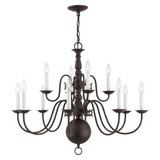 Williamsburgh 12 Light Large Chandelier by Livex - 5014
