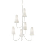 Marcel 6 Light Large Chandelier by Troy - F627