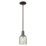 Caledonia 1 Light Stem Hung Mini Pendant 9.63 Inch X 5 Inch by Innovations - 716-1S-G25
